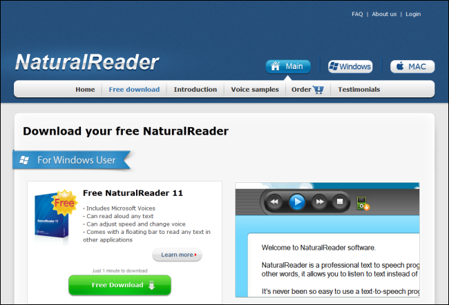 natural reader free download app